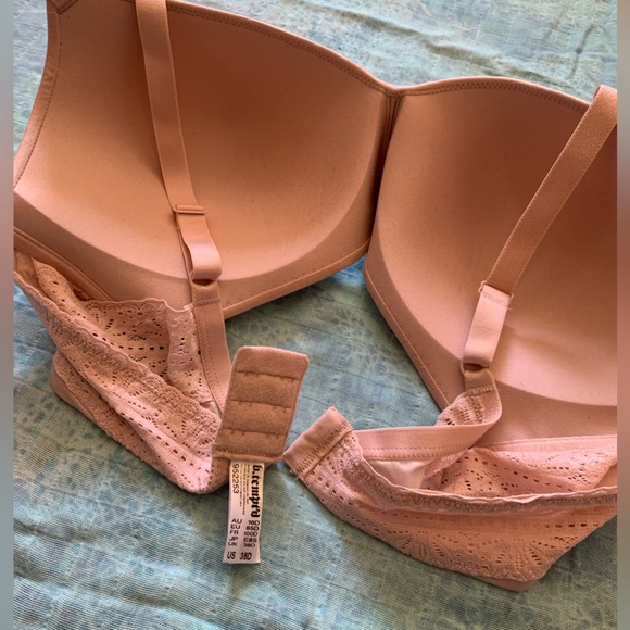 B.tempt’d Women’s Future Foundation Lace Band Wirefree Bra Rose Smoke - Size 38D - Picture 6 of 9